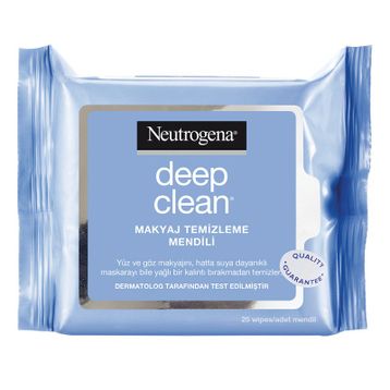 Neutrogena Deep Clean 25 Adet Makyaj Temizleme Mendili