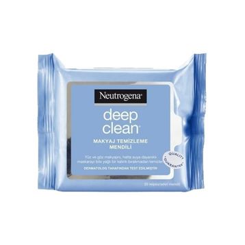 Neutrogena Deep Clean 25 Adet Makyaj Temizleme Mendili