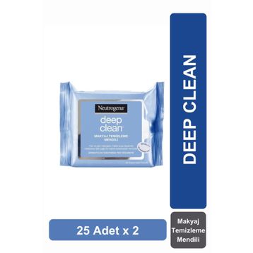 Neutrogena Deep Clean 2x25 Adet Makyaj Temizleme Mendili
