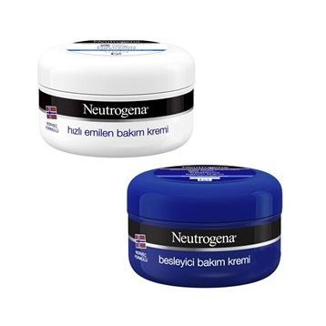 Neutrogena Hızlı Emilen 200 ml Bakım Kremi + Besleyici 200 ml Bakım Kremi