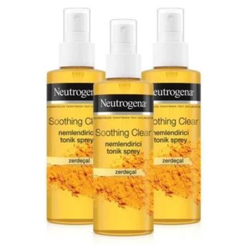 Neutrogena Neutrogena Soothing Clear 125 ml x 3 Adet Tonik