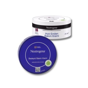 Neutrogena Norveç Formülü 200 ml Besleyici Bakım Kremi + 200 ml Hızlı Emilen Bakım Kremi