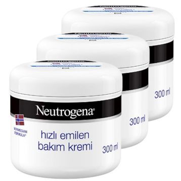 Neutrogena Norveç Formülü 3x300 ml Hızlı Emilen Bakım Kremi