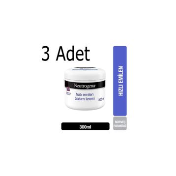 Neutrogena Norveç Formülü 3x300 ml Hızlı Emilen Bakım Kremi