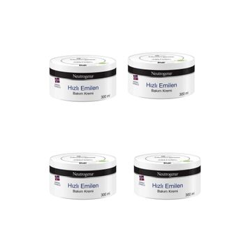 Neutrogena Norveç Formülü 4x300 ml Hızlı Emilen Bakım Kremi