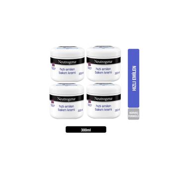 Neutrogena Norveç Formülü 4x300 ml Hızlı Emilen Bakım Kremi