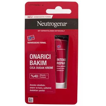 Neutrogena Norveç Formülü Cica 15 ml Onarıcı Bakım Dudak Kremi
