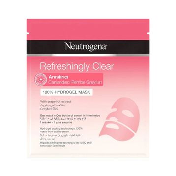 Neutrogena Refreshingly Clear Arındırıcı Pembe Greyfurt Hidrojel 15 ml Maske