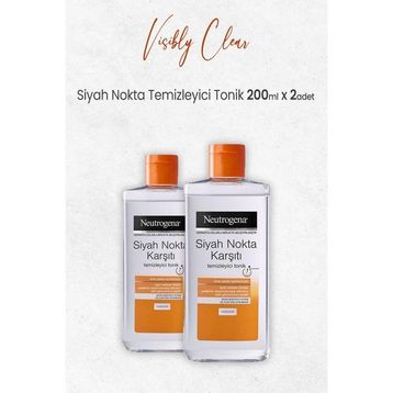 Neutrogena Visibly Clear Siyah Nokta 3x200 ml Temizleyici Tonik