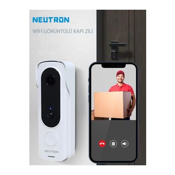 Neutron NTL-SB-02MP Wi-Fi Görüntülü Kapı Zili