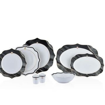 Neva 28 Parça 6 Kişilik Marble Plus Romantik Yemek Takımı