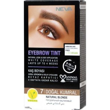Neva Eyebrow Tint Vegan 7 Doğal Kumral Kaş Boyası Seti
