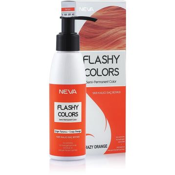 Neva Flashy Colors Çılgın Turuncu Yarı Kalıcı Saç Boyası