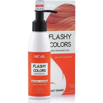 Neva Flashy Colors Çılgın Turuncu Yarı Kalıcı Saç Boyası
