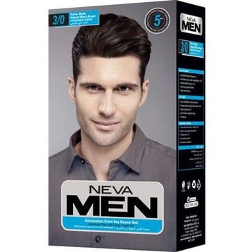 Neva Men 3-0 Kahve Siyah Amonyaksız Krem Saç Boyası Seti