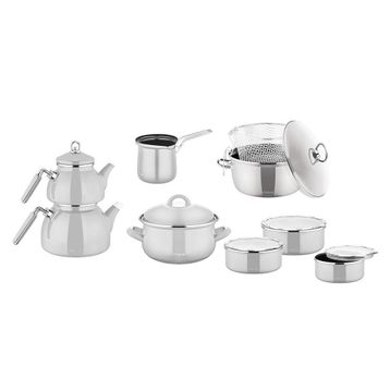 Neva N3080 Beyaz 24 cm Lilyum Emaye Kombinim