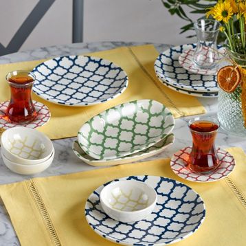 Neva N3457 Budapeşte 24 Parça Kahvaltı Takımı