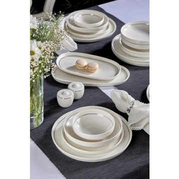 Neva N3490 Velvet Platin 56 Parça Yemek Takımı