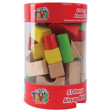Neva Toys 51 Parça Ahşap Blok