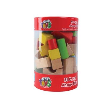 Neva Toys 51 Parça Ahşap Blok