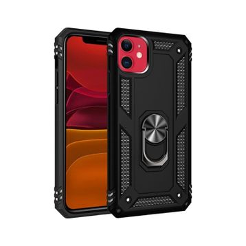 Nevarium iPhone 11 Sofya Yüzüklü Standlı Korumalı Kılıf