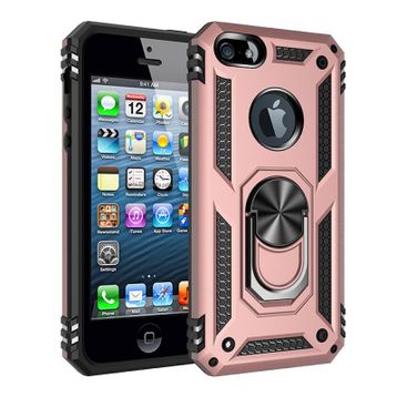 Nevarium iPhone 5 Sofya Yüzüklü Standlı Silikon Kılıf