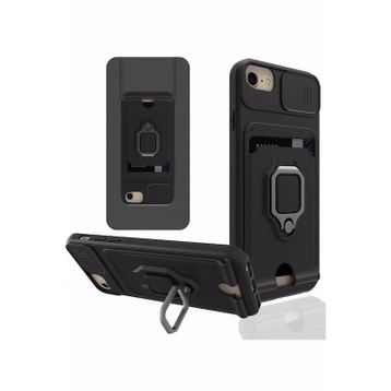 Nevarium iPhone 7 Zuma Kartvizitli Yüzüklü İpli Silikon Kılıf