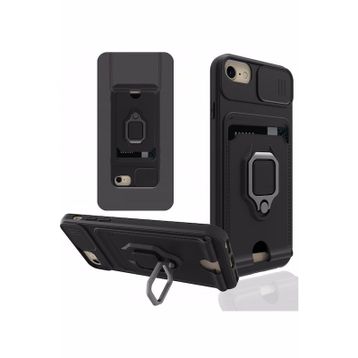 Nevarium iPhone 7 Zuma Kartvizitli Yüzüklü İpli Silikon Kılıf