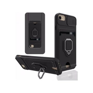 Nevarium iPhone 7 Zuma Kartvizitli Yüzüklü İpli Silikon Kılıf