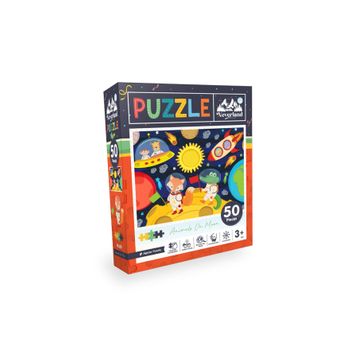 Neverland Jigsaw Animals On Moon 50 Pieces Ay Hayvanları Puzzle