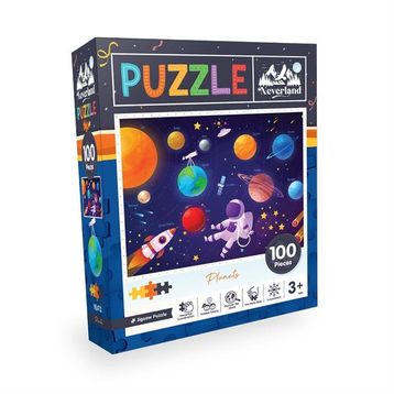 Neverland Jigsaw Planets 100 Pieces Gezegenler Puzzle