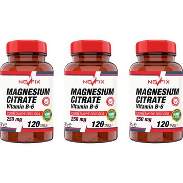 Nevfix Magnesium Citrate Vitamin B6 120 Tablet
