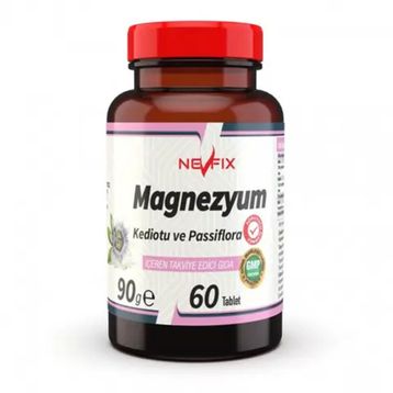 Nevfix Magnezyum Kedi Otu Passiflora 60 Tablet