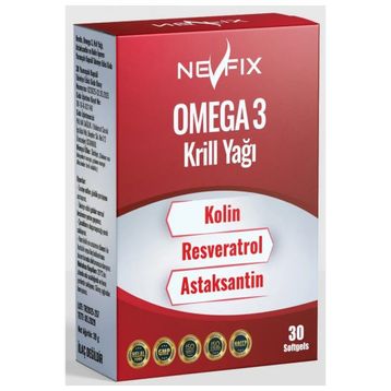 Nevfix Omega 3 Krill Yağı 30 Kapsül Balık Yağı