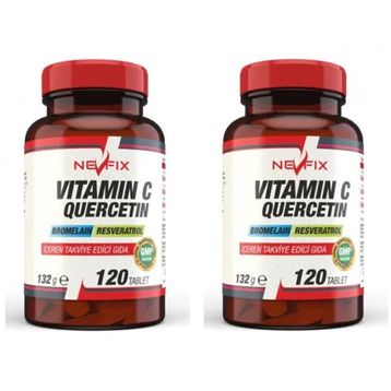 Nevfix Vitamin C Quercetin 120 Tablet