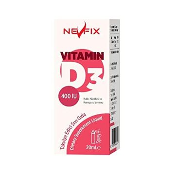 Nevfix Vitamin D3 400 IU İçeren 20 ml Sprey
