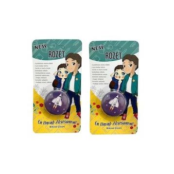New 2 Adet Bit Rozeti