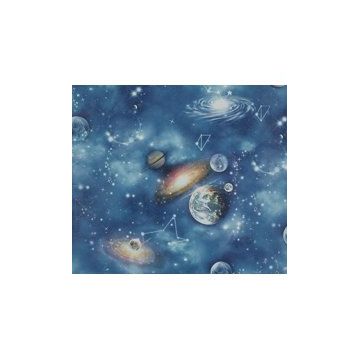New Art 1009-A Uzay Görünümlü Duvar Kağıdı