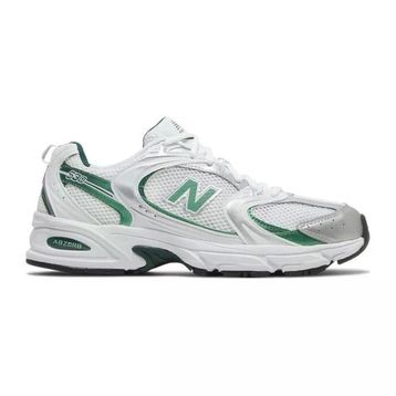 New Balance 530 White Nightwatch Green Spor Ayakkabı