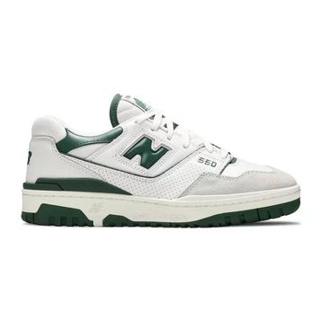 New Balance 550 White Green Unisex Spor Ayakkabı