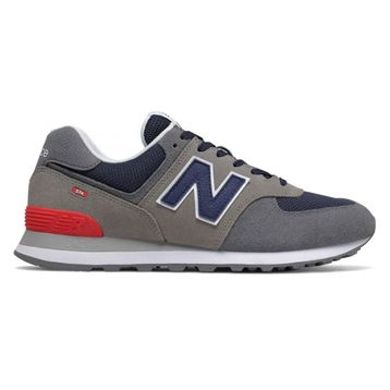 New Balance ML574EAD Gri Lacivert Erkek Spor Ayakkabı