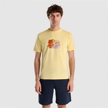 New Balance MNT1511 Sarı Erkek T-shirt