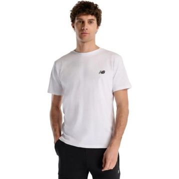 New Balance MNT1537-WT Beyaz Yuvarlak Yaka Erkek T-shirt