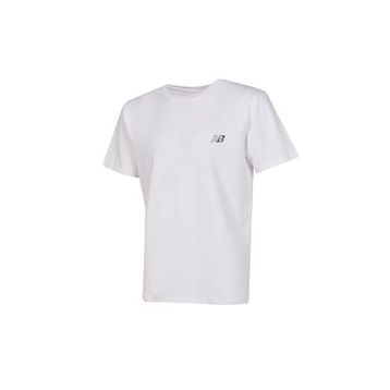 New Balance MNT1537-WT Beyaz Yuvarlak Yaka Erkek T-shirt