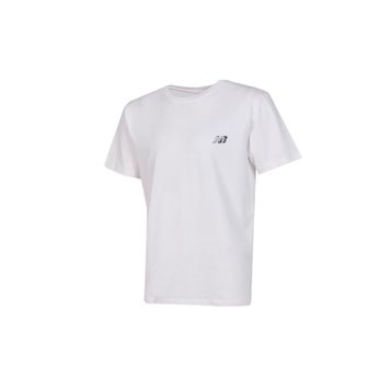 New Balance MNT1537-WT Beyaz Yuvarlak Yaka Erkek T-shirt