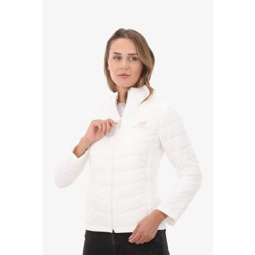 New Balance WNJ3385-WT Lifestyle Women Jacket Kadın Beyaz Mont