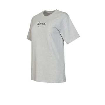 New Balance WNT3379-SAH Gri Kadın T-shirt
