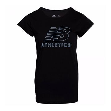New Balance WPS003-BK Nb Athletics Womens Tee Kadın T-Shirt