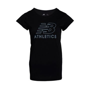 New Balance WPS003-BK Nb Athletics Womens Tee Kadın T-Shirt