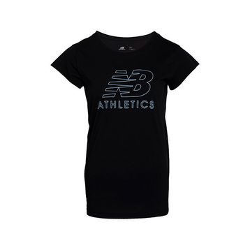 New Balance WPS003-BK Nb Athletics Womens Tee Kadın T-Shirt